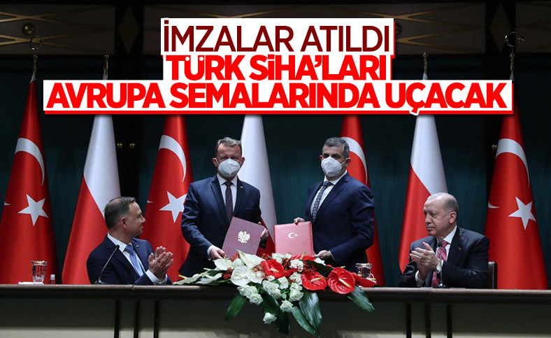 Cumhurbaşkanı Erdoğan ile Polonya Cumhurbaşkanı'ndan ortak açıklama