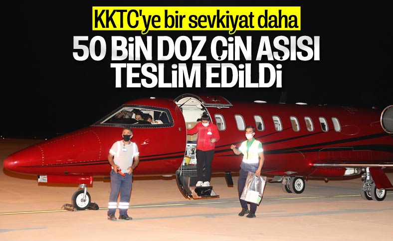 Türkiye’den KKTC’ye 50 bin doz Sinovac aşısı