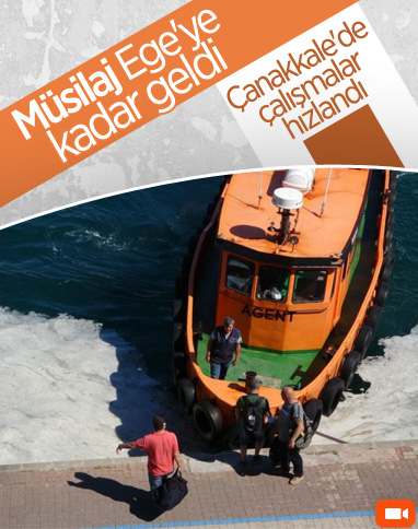 Çanakkale’de müsilaj temizliği devam ediyor