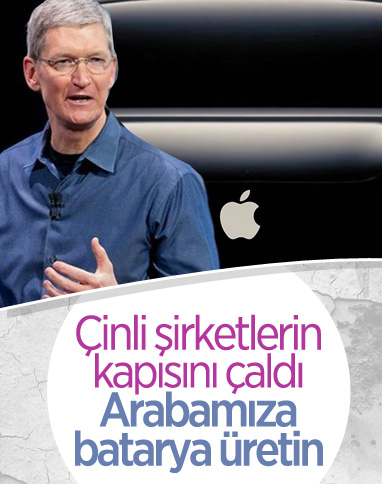 Apple, elektrikli otomobili için batarya üreticileriyle görüşüyor