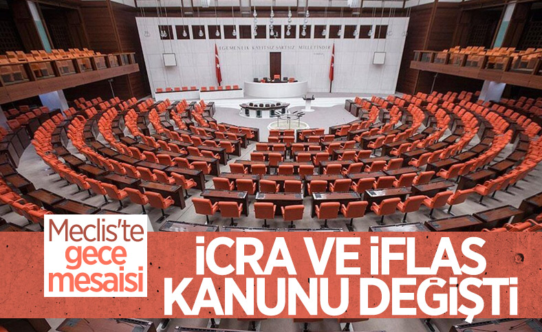 İcra ve İflas Kanunu'nda değişiklik kabul edildi