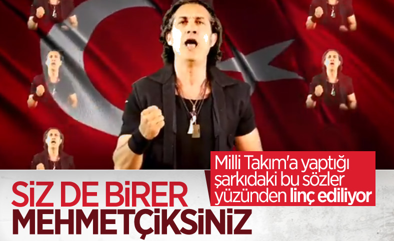 Kıraç'ın milli takım futbolcularına şarkısında Mehmetçik demesi tepki topladı