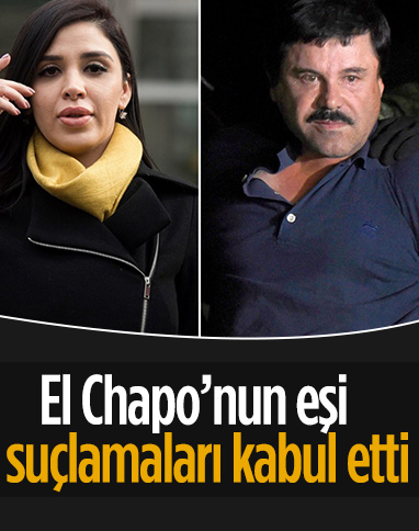 El Chapo’nun eşi suçlamaları kabul etti