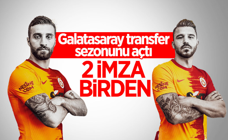Galatasaray 2 oyuncuyu birden açıkladı
