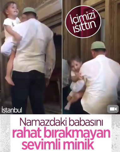 Ayasofya Camii'nde iç ısıtan görüntüler