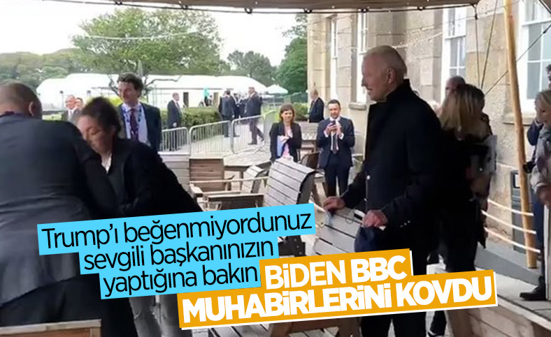 Joe Biden BBC muhabirlerini masadan kovdurdu
