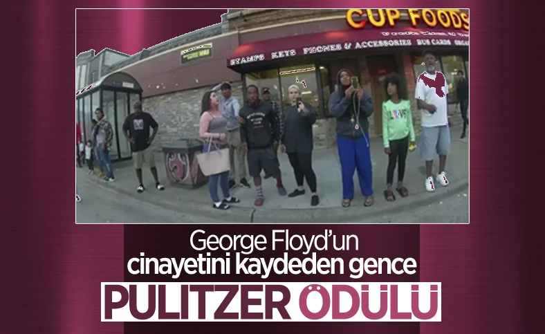 George Floyd'un cinayetini kaydeden gence Pulitzer Özel Ödülü
