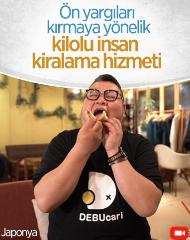 Japonya’da bir firma, ‘kilolu insan kiralama hizmeti’ vermeye başladı