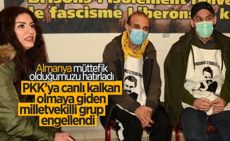 Almanya, PKK'ya canlı kalkan olmak için Erbil'e gitmek isteyen heyeti engelledi