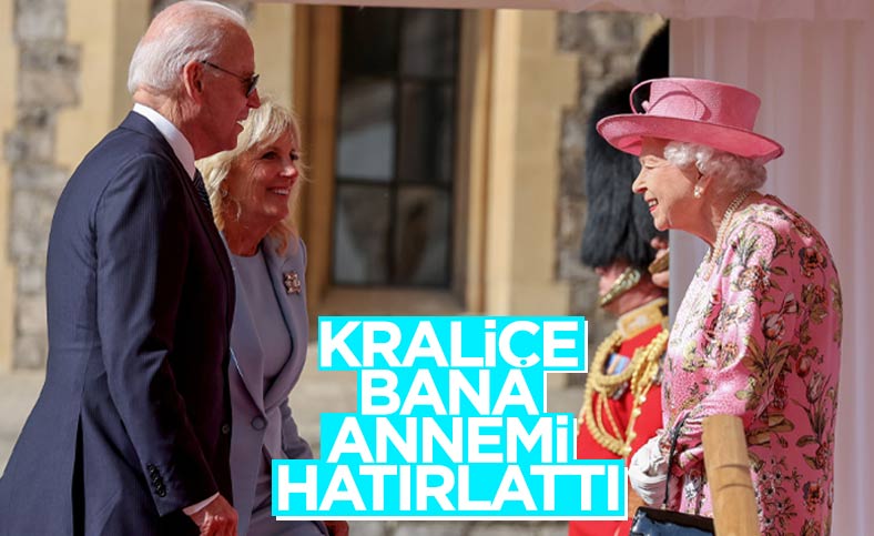 Joe Biden, İngiltere Kraliçesi II.Elizabeth ile bir araya geldi