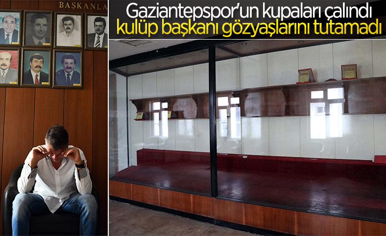 Gaziantepspor'un 2 kupası çalındı