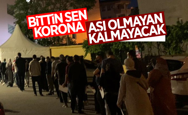 Pendik'te aşı yoğunluğu