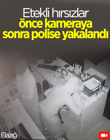 Elazığ'da kadın kıyafeti giyen hırsızlar