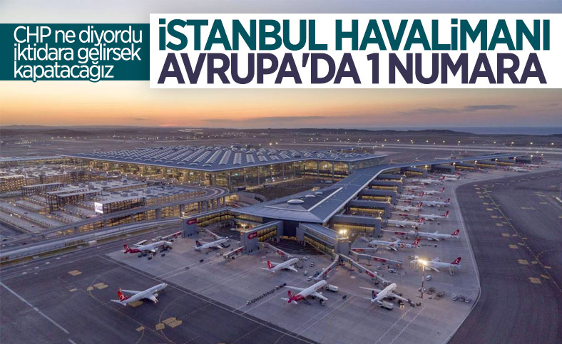 İstanbul Havalimanı, 635 uçuşla Avrupa'nın zirvesinde