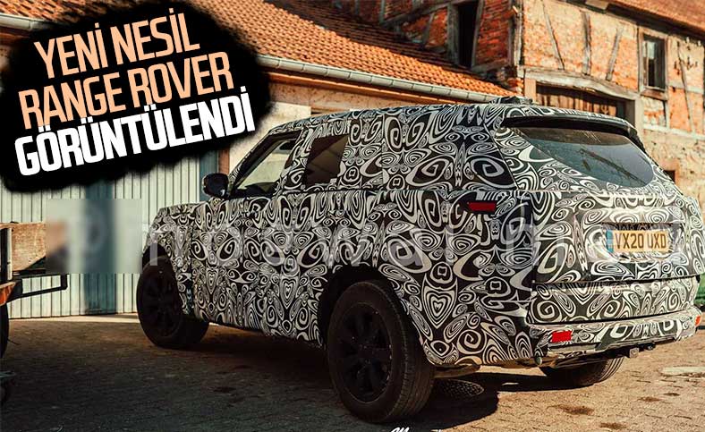 Yeni nesil Range Rover bir kez daha test edildi