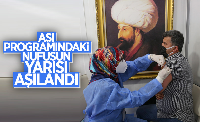 Fahrettin Koca: 18 yaş üstünün yüzde 50’sinin aşıları tamamlandı