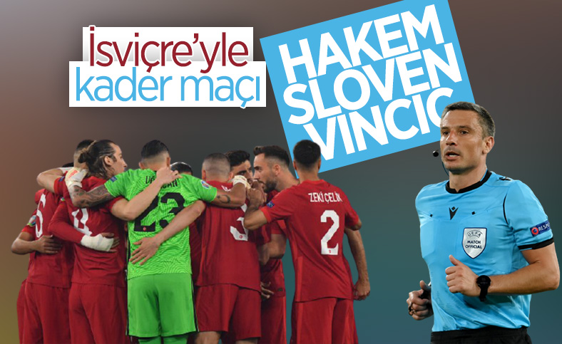 İsviçre-Türkiye maçını Slavko Vincic yönetecek