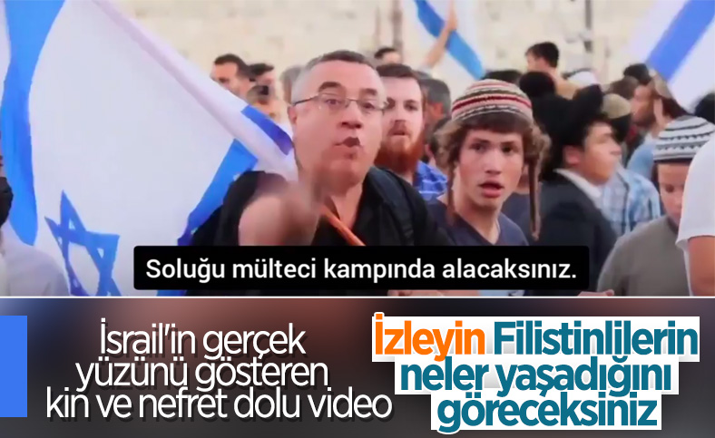 İsrailliler Hz. Muhammed'e ve Filistinlilere hakaretler yağdırdı