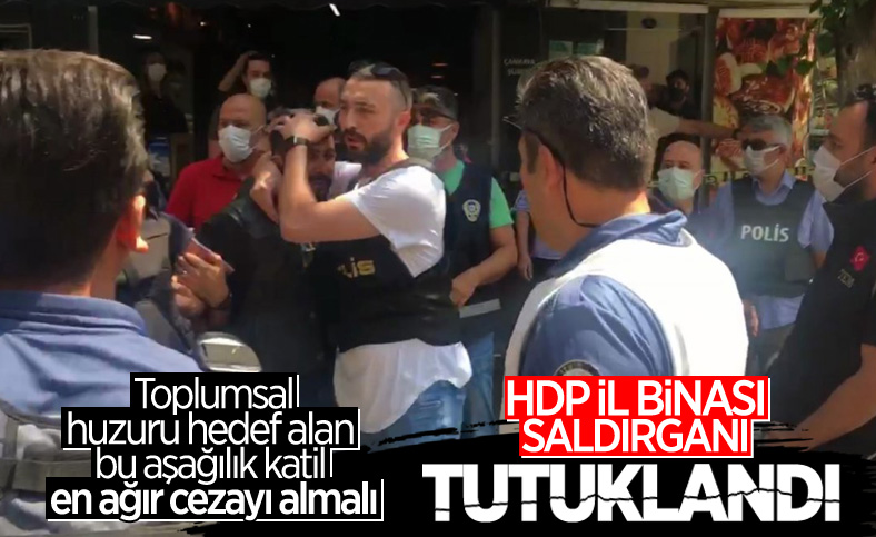 HDP İzmir il binası saldırganı tutuklandı