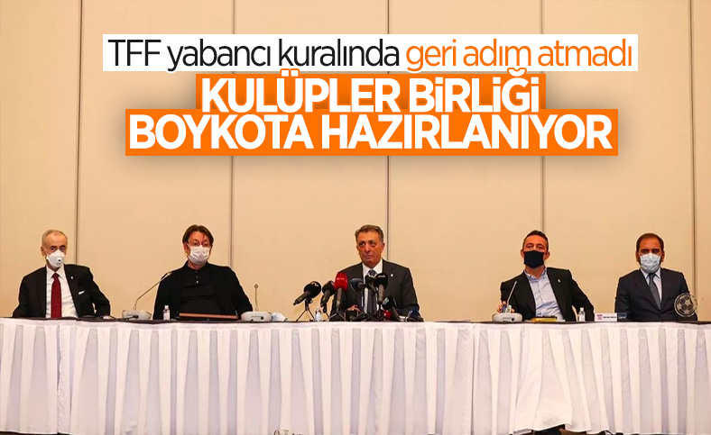 Külüpler Birliği'nden TFF'ye boykot
