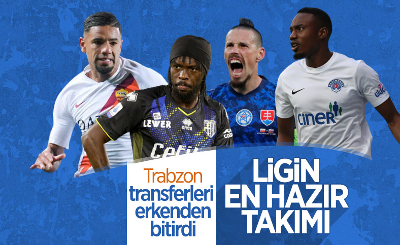 Süper Lig'in en hazırı Trabzonspor