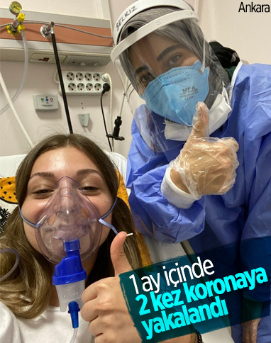 Ankara'da 1 ay içinde ikinci kez koronaya yakalandı
