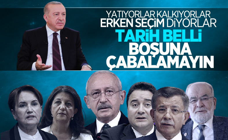Cumhurbaşkanı Erdoğan: Seçim, Haziran 2023'te