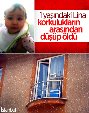 Avcılar'da 1 yaşındaki bebek balkondan düştü