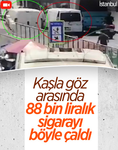 Şişli'de 2 bin 378 paket sigara çalan hırsız
