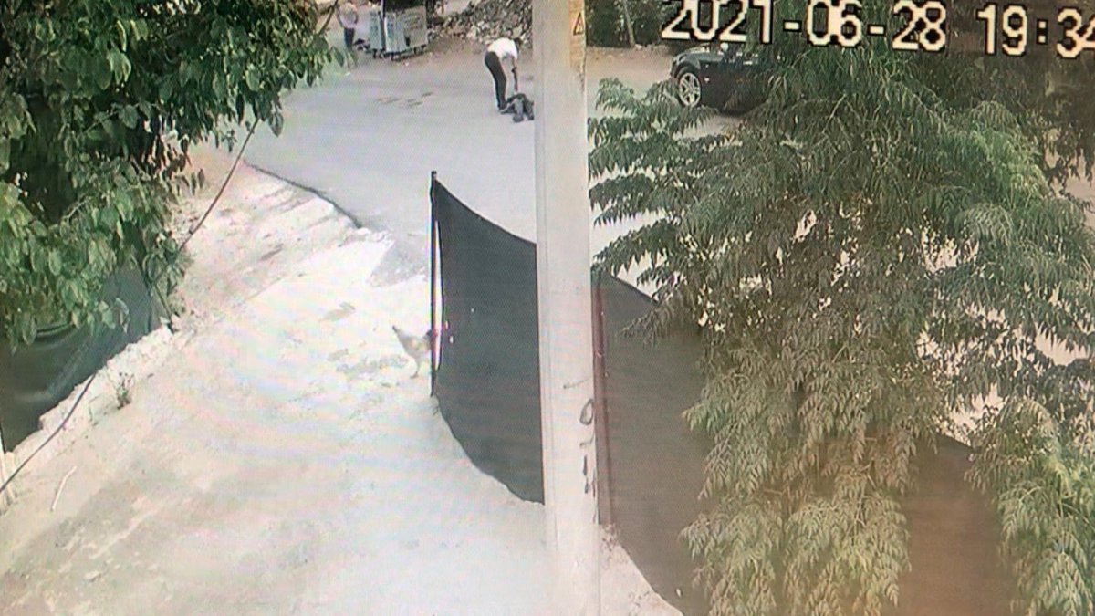 Antalya’da makaslı cinayet kamerada