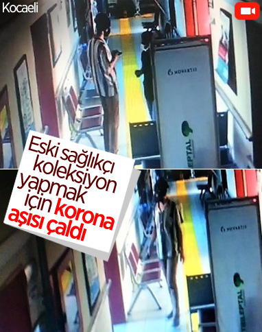 Kocaeli'de koronavirüs aşısını çalma sebebi pes dedirtti