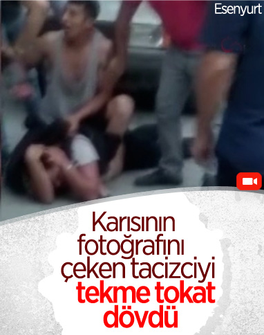 Esenyurt'ta kadını taciz eden sapık linç edildi