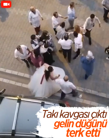 Esenyurt’ta takı kavgası başladı, gelin düğünü terk etti