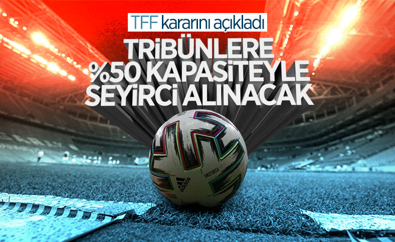 TFF'den yüzde 50 seyirci kararı
