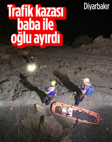 Diyarbakır’da kaza: Baba öldü, küçük oğlu sağ kurtarıldı