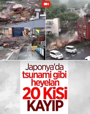 Japonya’yı sel ve heyelan vurdu: 20 kişi kayıp