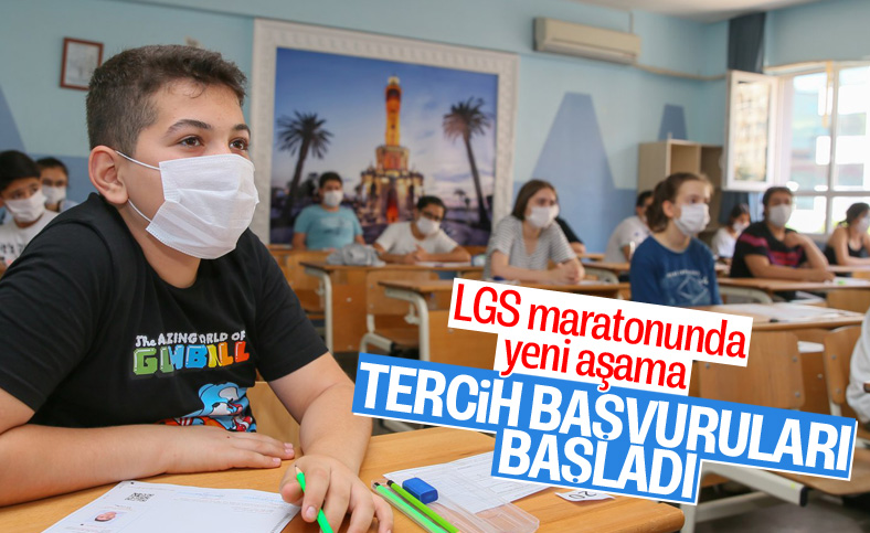 LGS tercih başvuruları başladı