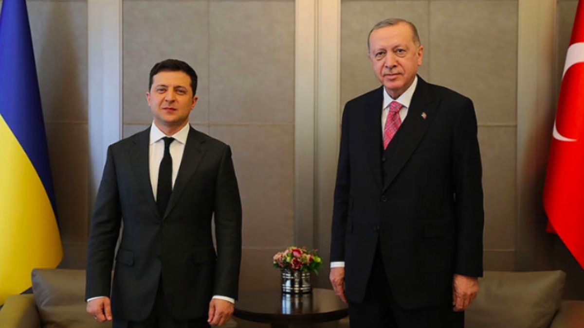 Cumhurbaşkanı Erdoğan, Volodimir Zelenski ile görüştü