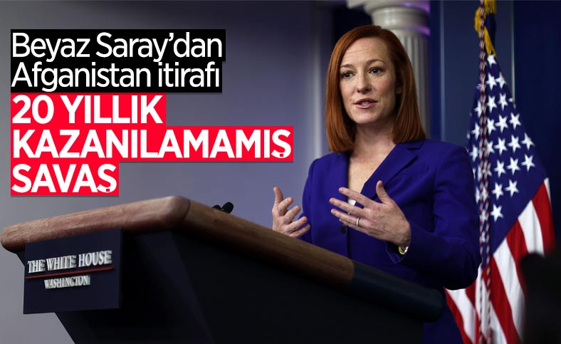 Beyaz Saray Sözcüsü Jen Psaki: Afganlar üçüncü ülkelere taşınacak