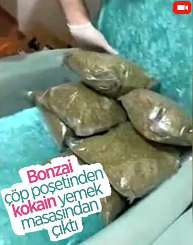 Gaziosmanpaşa’da çöp poşetinden bonzai, yemek masasından kokain çıktı