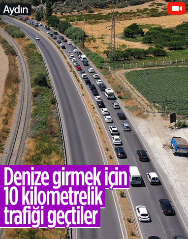 Aydın'da tatilci trafiği