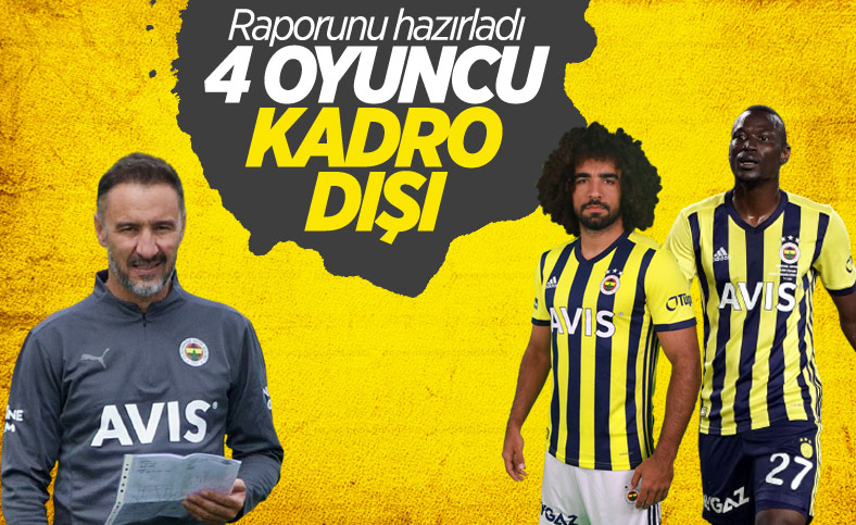 Fenerbahçe'de 4 futbolcu kadro dışı bırakıldı