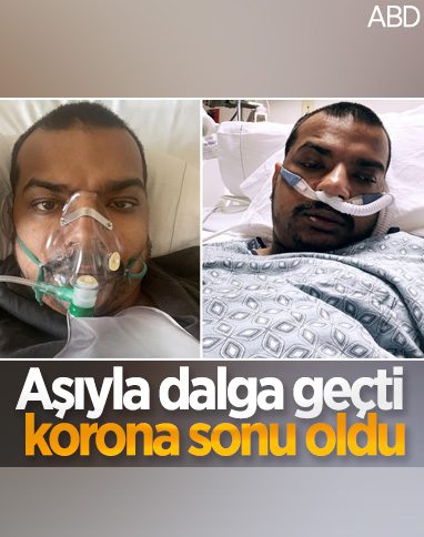 ABD'de aşı karşıtı adam koronadan öldü