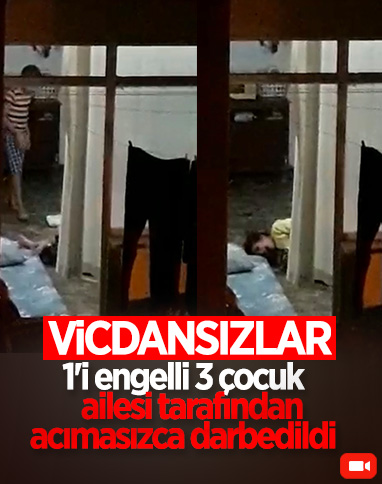 Kağıthane’de 1’i engelli 3 çocuk, ailesi tarafından darbedildi