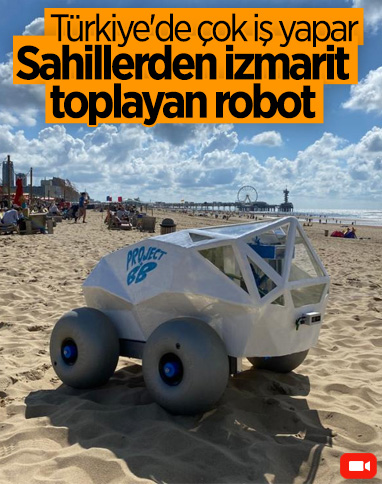 Sahildeki izmaritleri toplayan robot: BeachBot