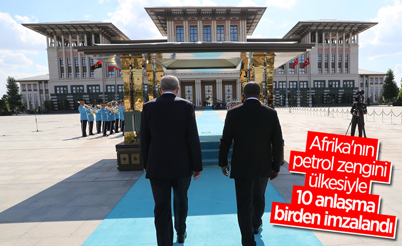 Türkiye ile Angola arasında 10 anlaşma imzalandı
