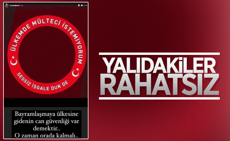Arzu Sabancı, Suriyelilerin Türkiye'de bulunmasından rahatsız