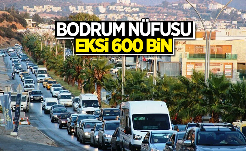 Bodrum’da 1,5 milyonluk nüfus 900 bine düştü