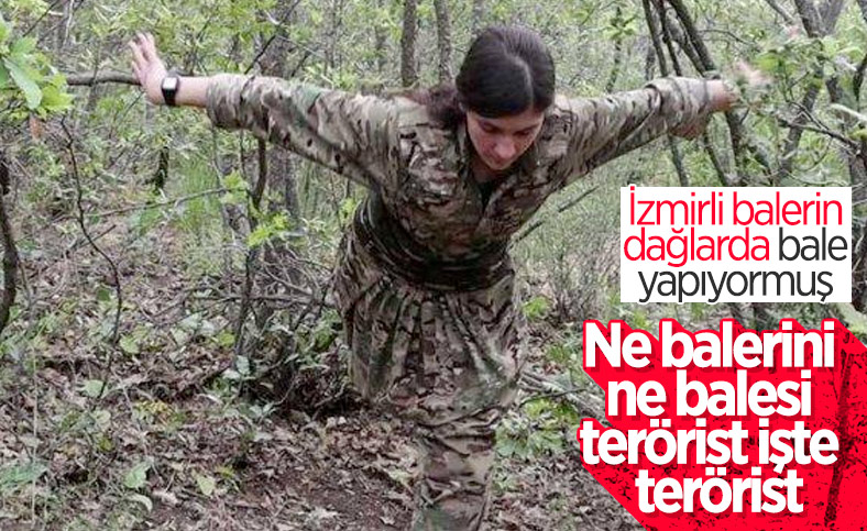 Terör örgütü PKK'nın İzmirli balerini