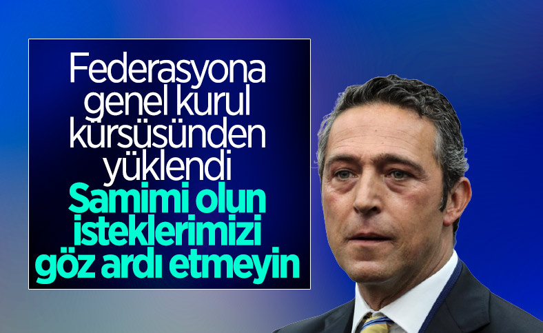 Ali Koç'tan genel kurulda açıklamalar